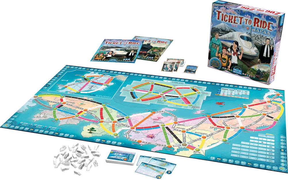 TICKET TO RIDE - LES AVENTURIERS DU RAIL - ITALIE ET JAPON - EXTENSION