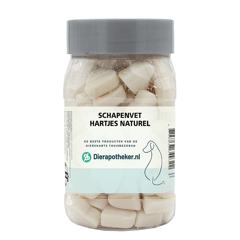Dierapotheker Schapenvet Hartjes Hond 220 gram | Naturel | 20338.1