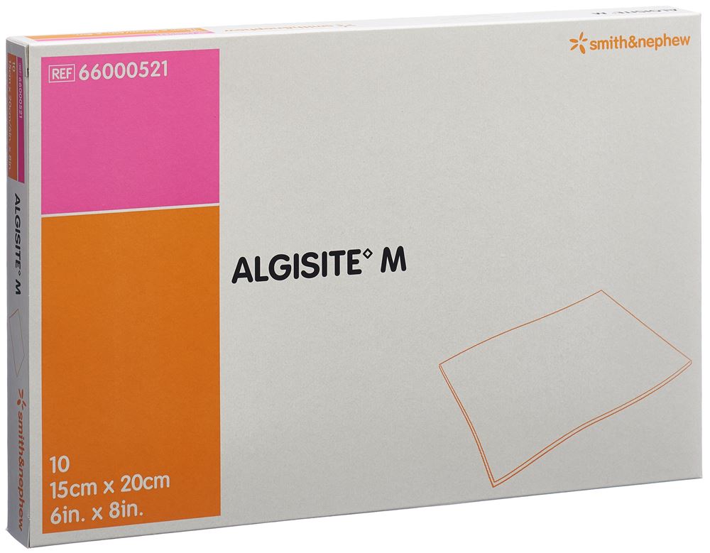 ALGISITE Alginat Kompressen<br>10 Stück, 15x20cm