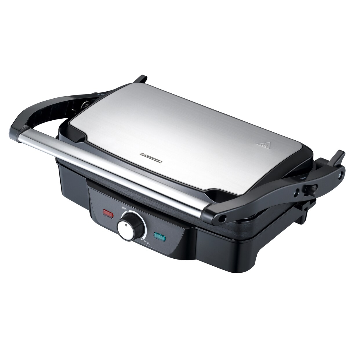 MELISSA 16240108 - Panini-Maschine 1600W, Edelstahl/schwarz