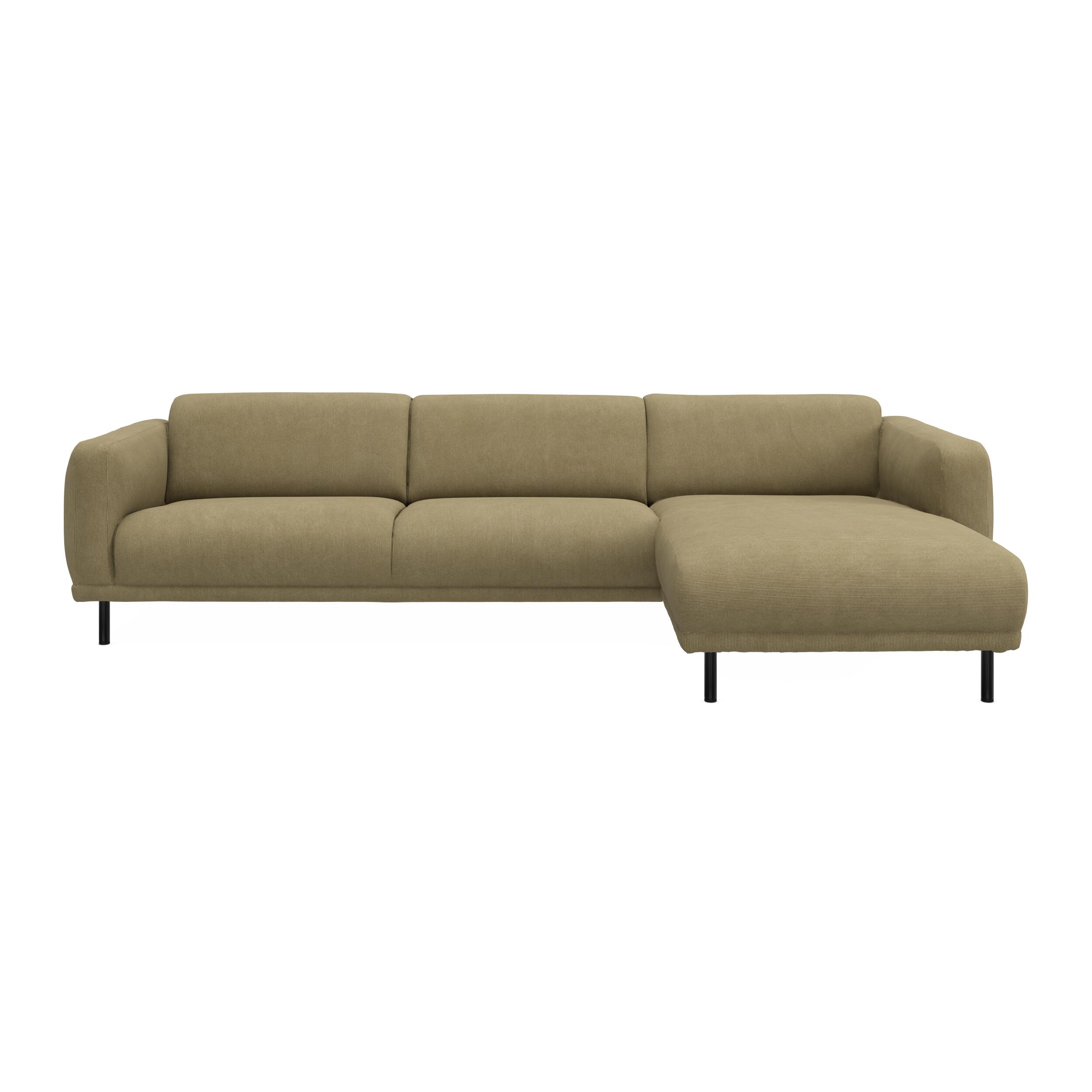 Parker højrevendt sofa med chaiselong