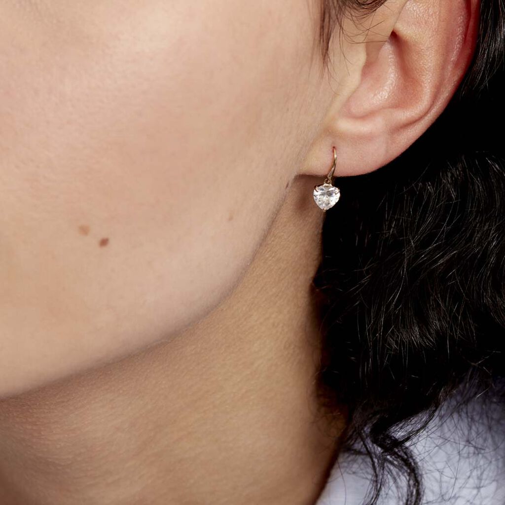 Boucles D'oreilles Djimmy Or Jaune Oxyde