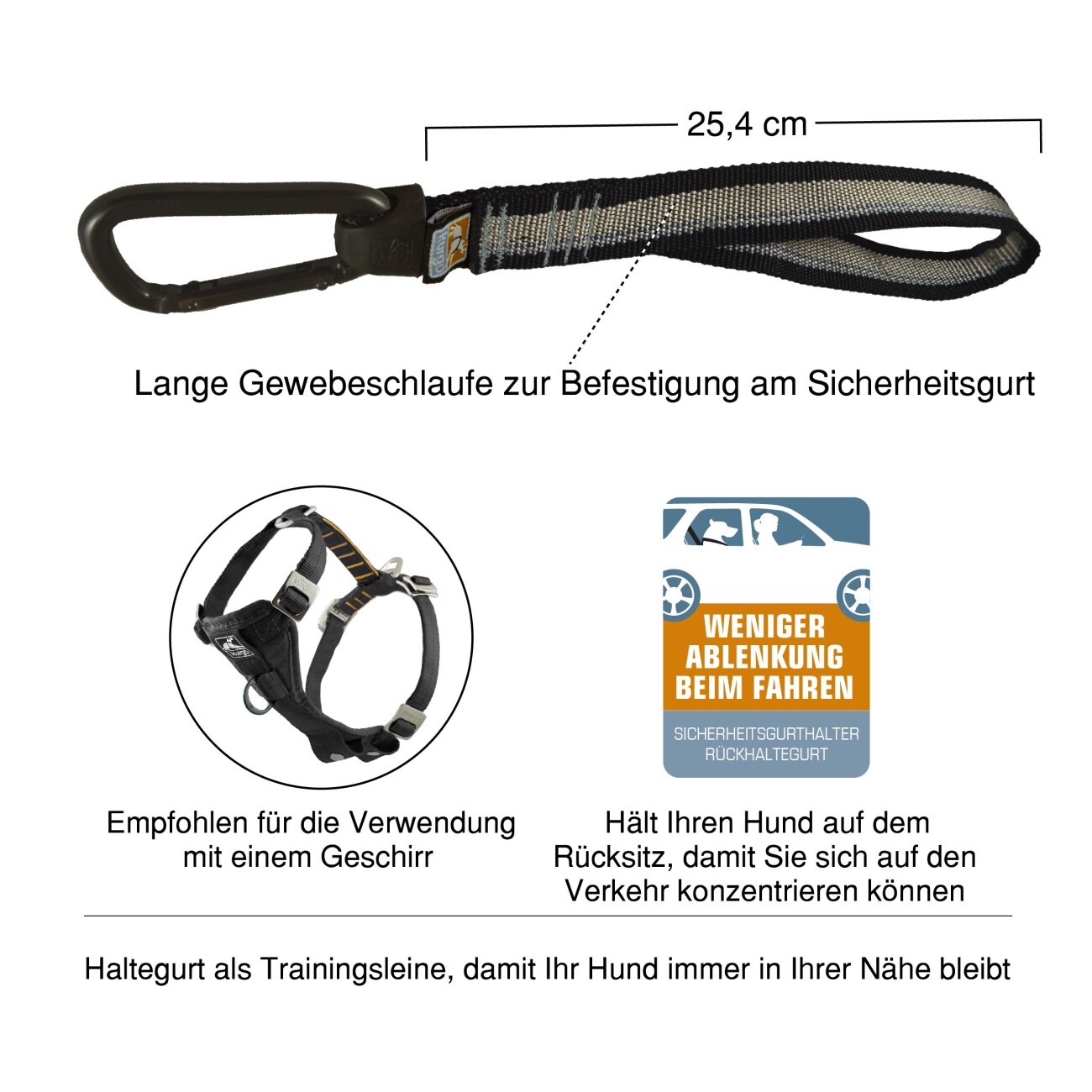 Kurgo Hundeauto-Sicherheitsgurtschlaufe