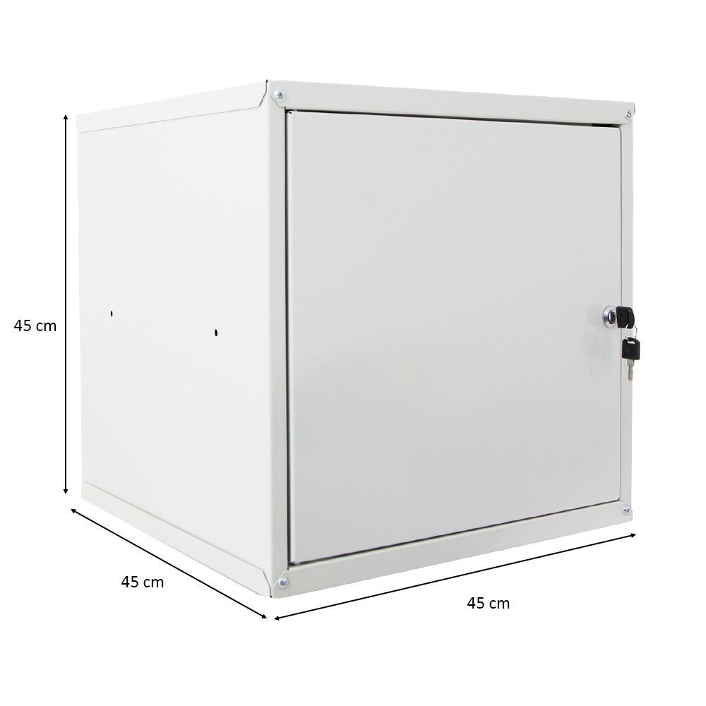 PROREGAL Cubic XL Locker Cube (H x B x D) 45 x 45 x 45 cm, Grijs