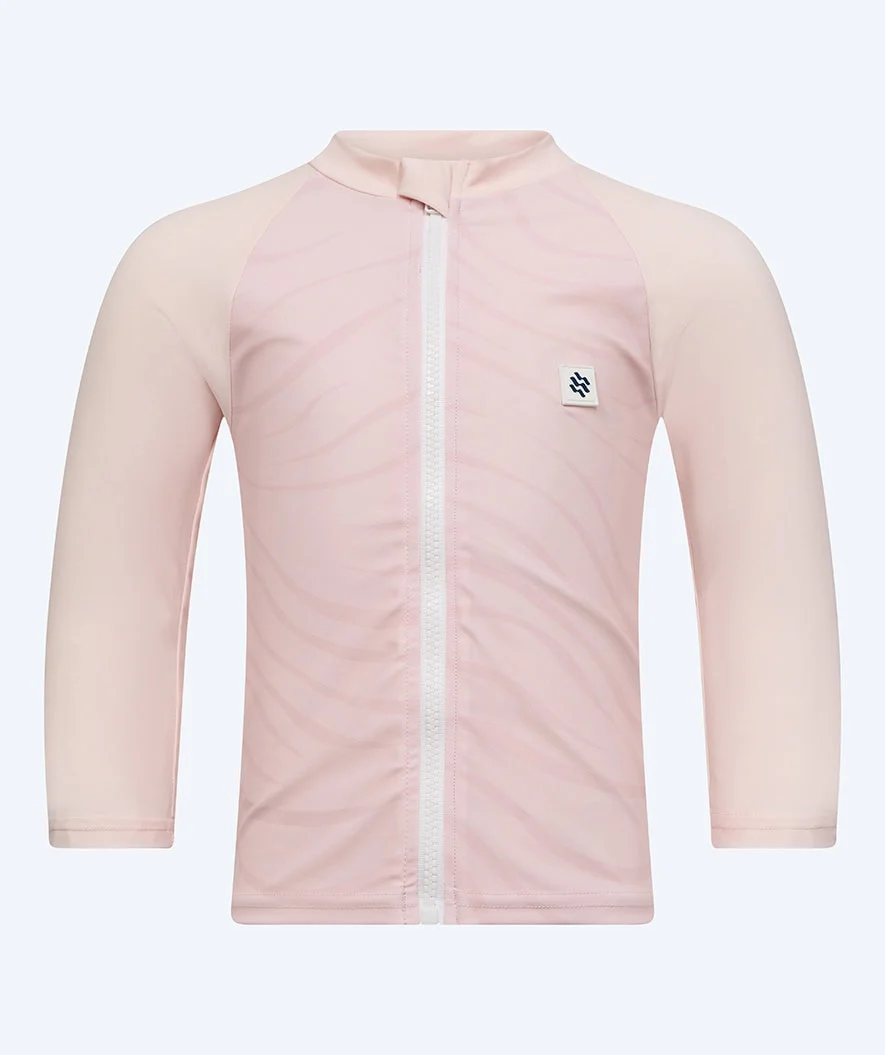 Watery UV-trøje til børn - Fjord Langærmet Rashguard - Pink