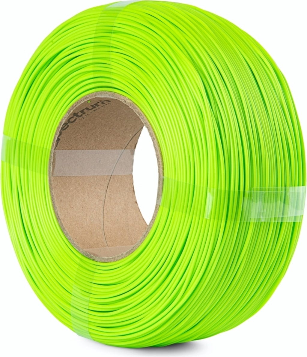 Spectrum  ReFill PET-G Premium Lime Green, 1,75 mm / 1000 g    Refill Filament mit hoher Transparenz & Temperaturbeständigkeit in Lime Green