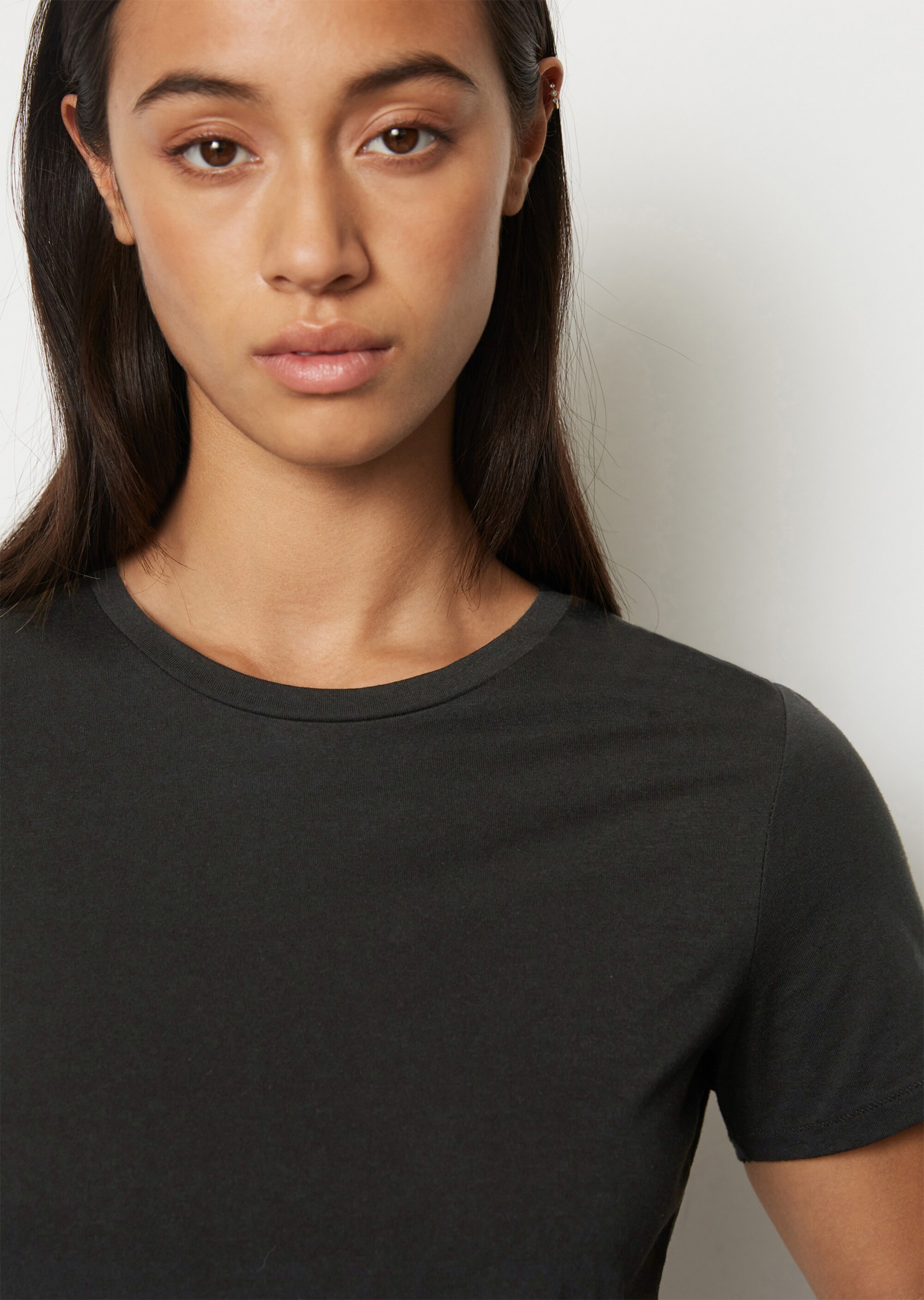 Rundhals-T-Shirt regular aus Organic Cotton