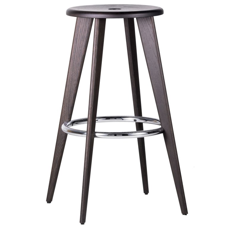 Vitra Tabouret Haut barkruk donker eiken
