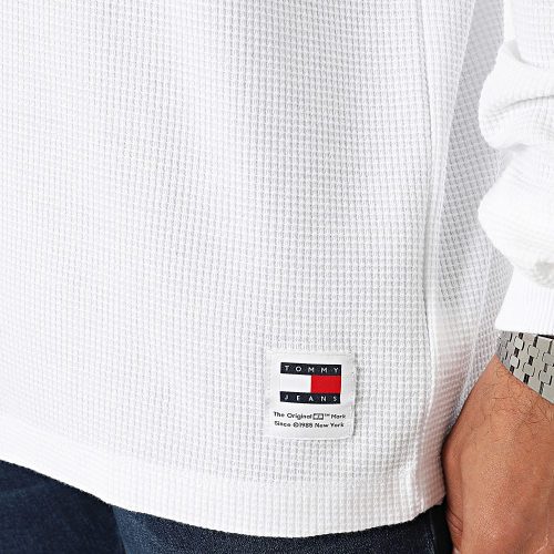 Pull Waffle 8435 Blanc