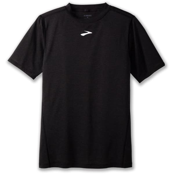 T-shirt running BROOKS BROOKS HIGH POINT SHORT SLEEVE BLACK
