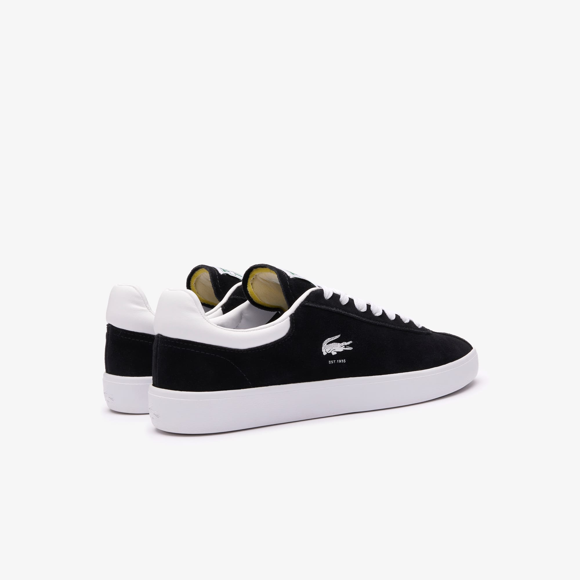 Sneakers Baseshot femme en cuir velours Sneakers - Noir - Lacoste - Femme