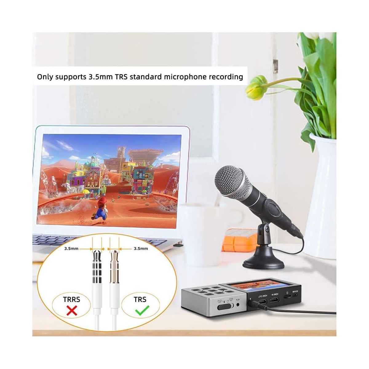 EZCAP HD Video Audio-opptakskort 1080P 60fp