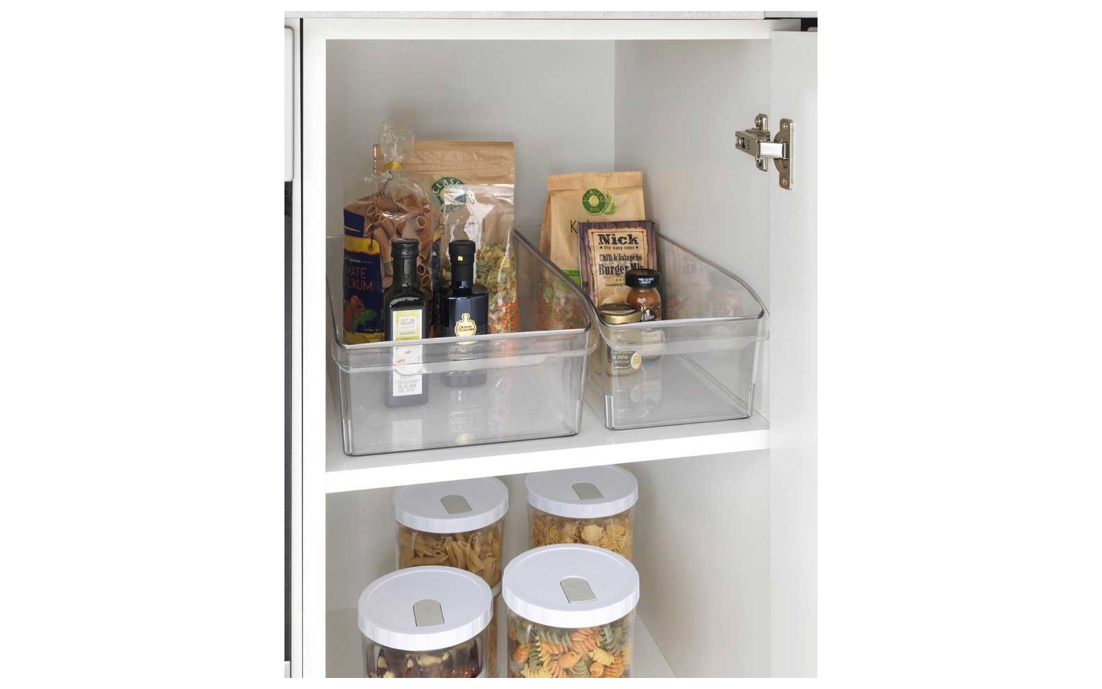 Wenko Schrank-Organizer Aufbewahrungsbox für Küchenschrank und Regal