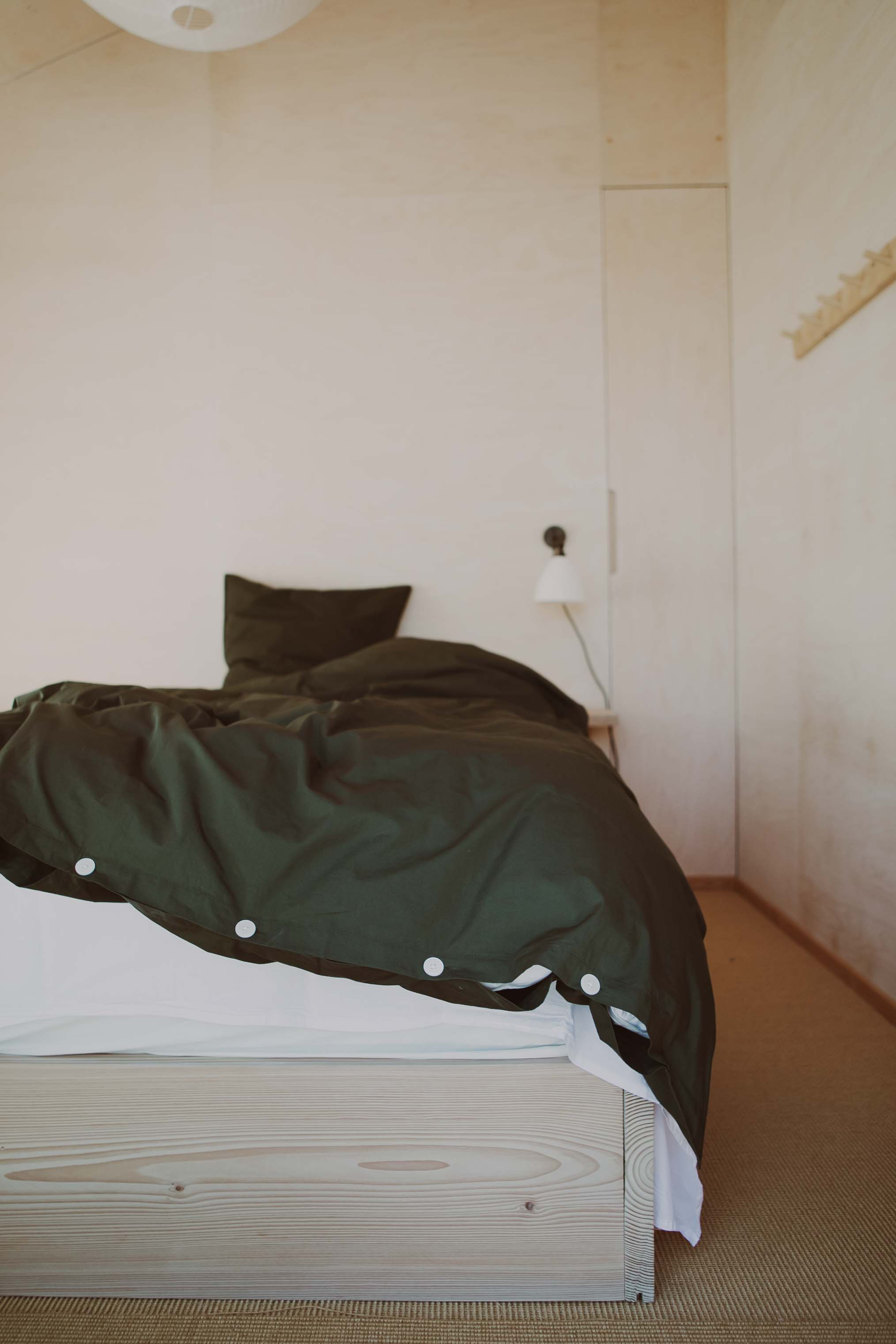 Studio Feder  Sengesæt Percale, Pine - 140x200 cm.