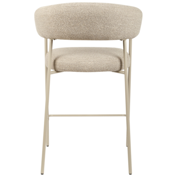 KARWEI barkruk Coco beige bouclé stof