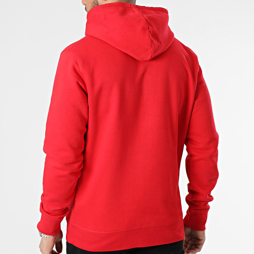 Sweat Capuche Boston Rouge Blanc