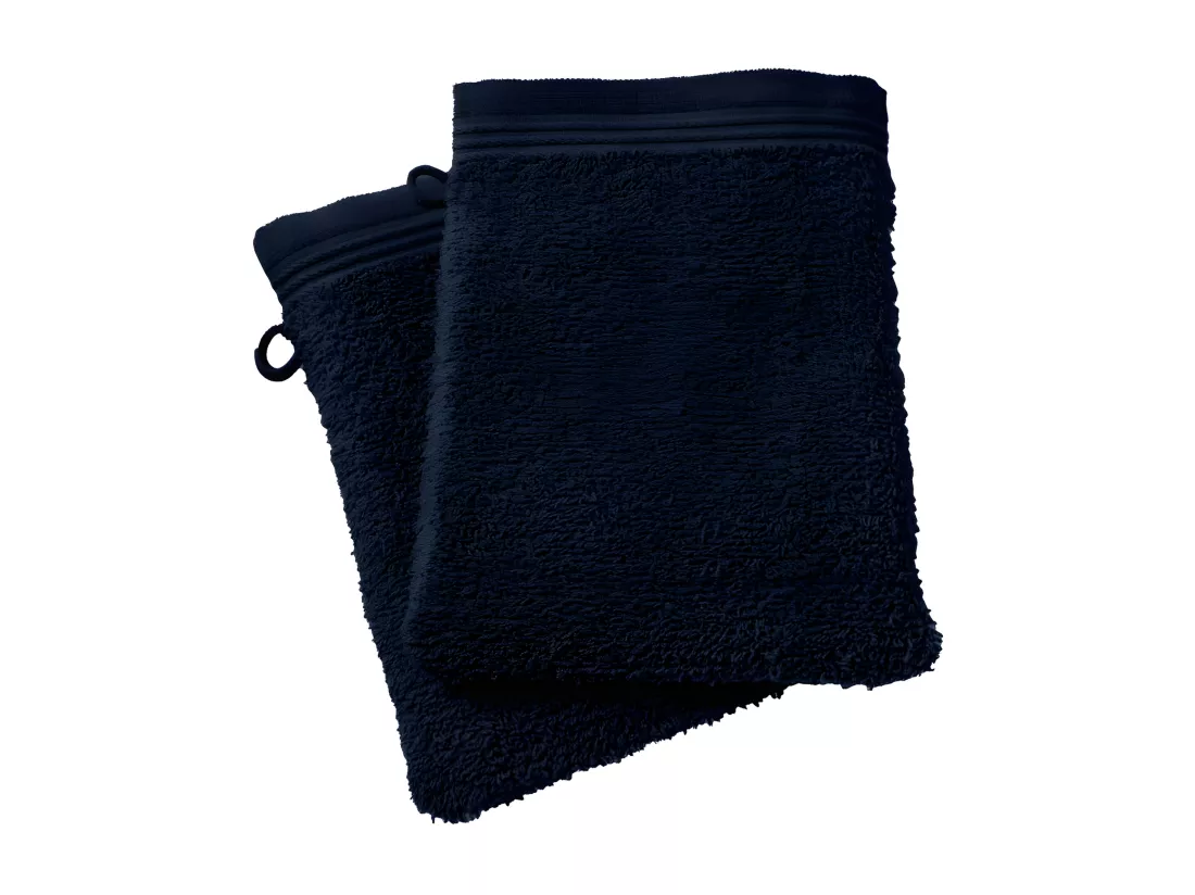 Lot de 2 gants de toilette 