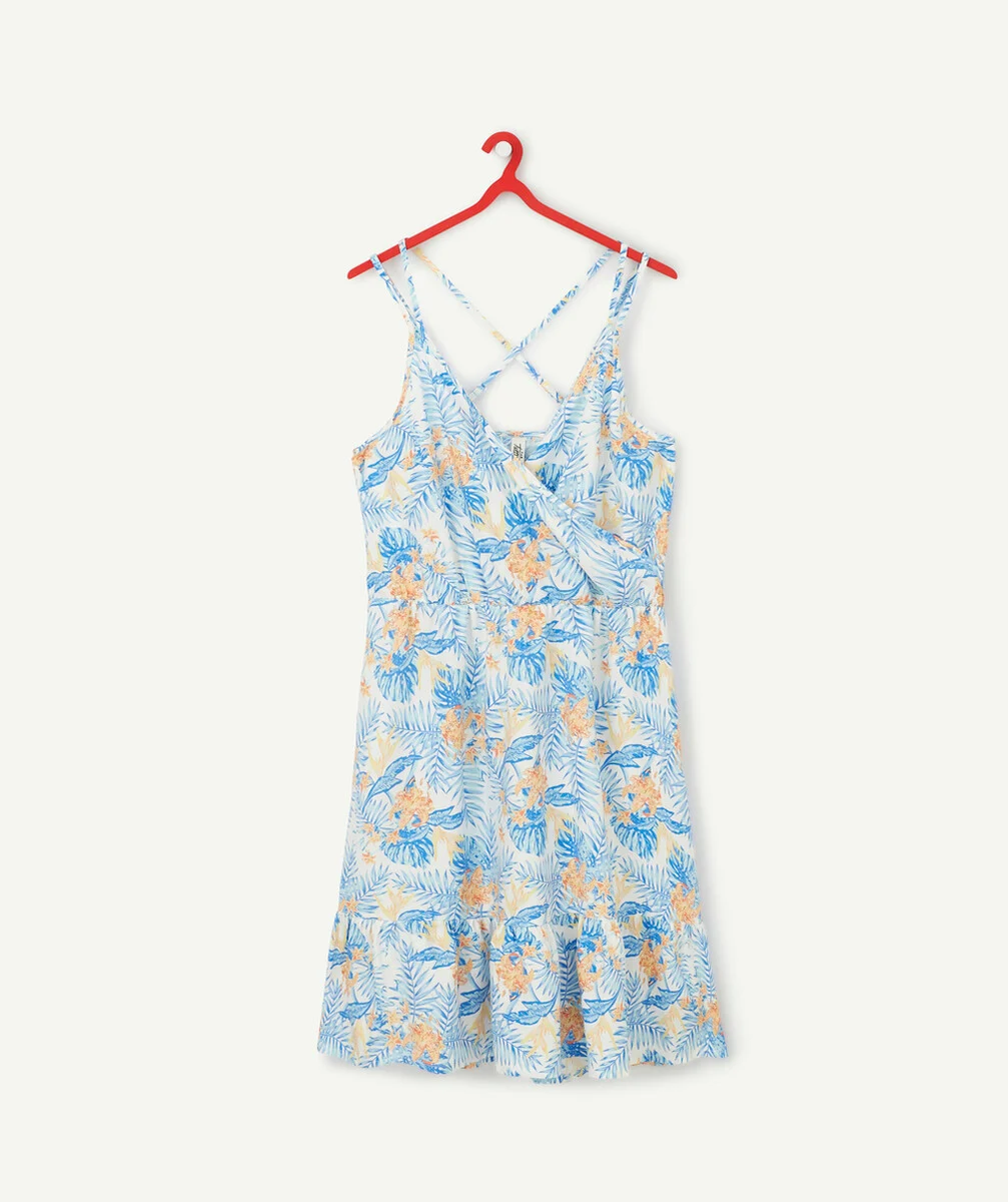 LA ROBE FLUIDE EN VISCOSE RESPONSABLE IMPRIMÉE TROPICALE