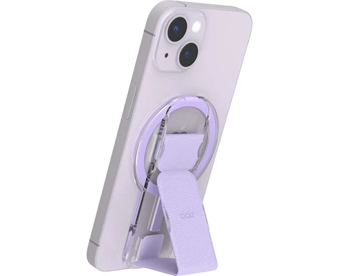 CLCKR CLCKR Clear Compact Magsafe Stand Lilac