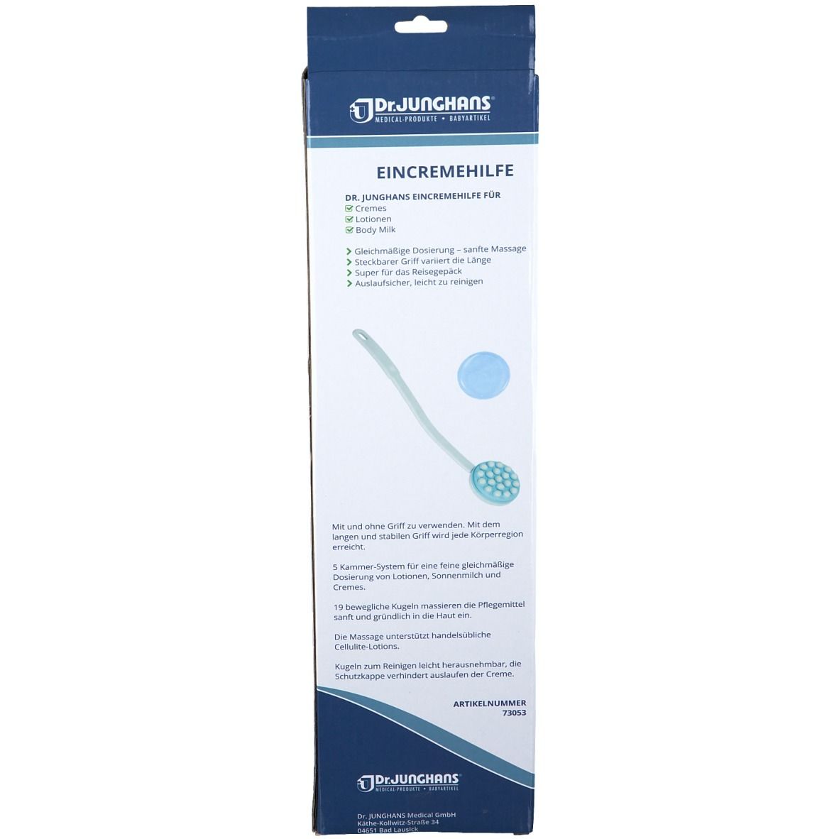 Dr. Jungshans Eincremehilfe