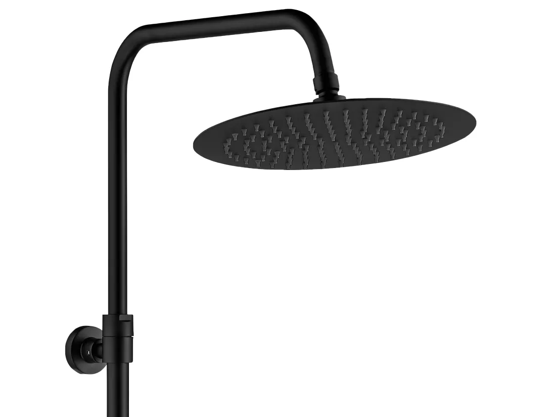 Luisa colonne de douche mécanique noire 250 - Essebagno