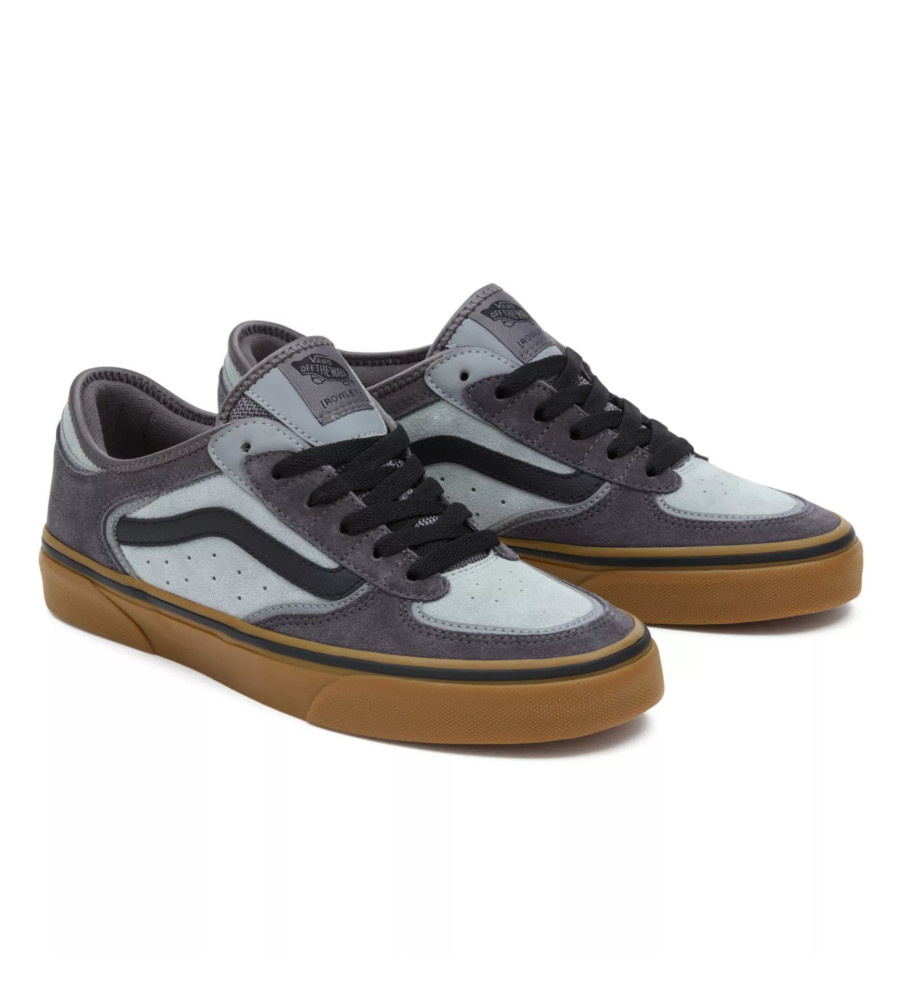 Tênis Vans Rowley Classic em camurça cinza