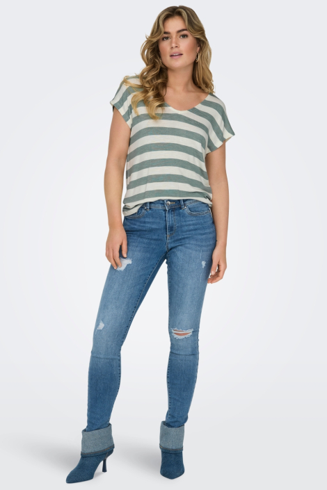 Only groene dames t-shirt