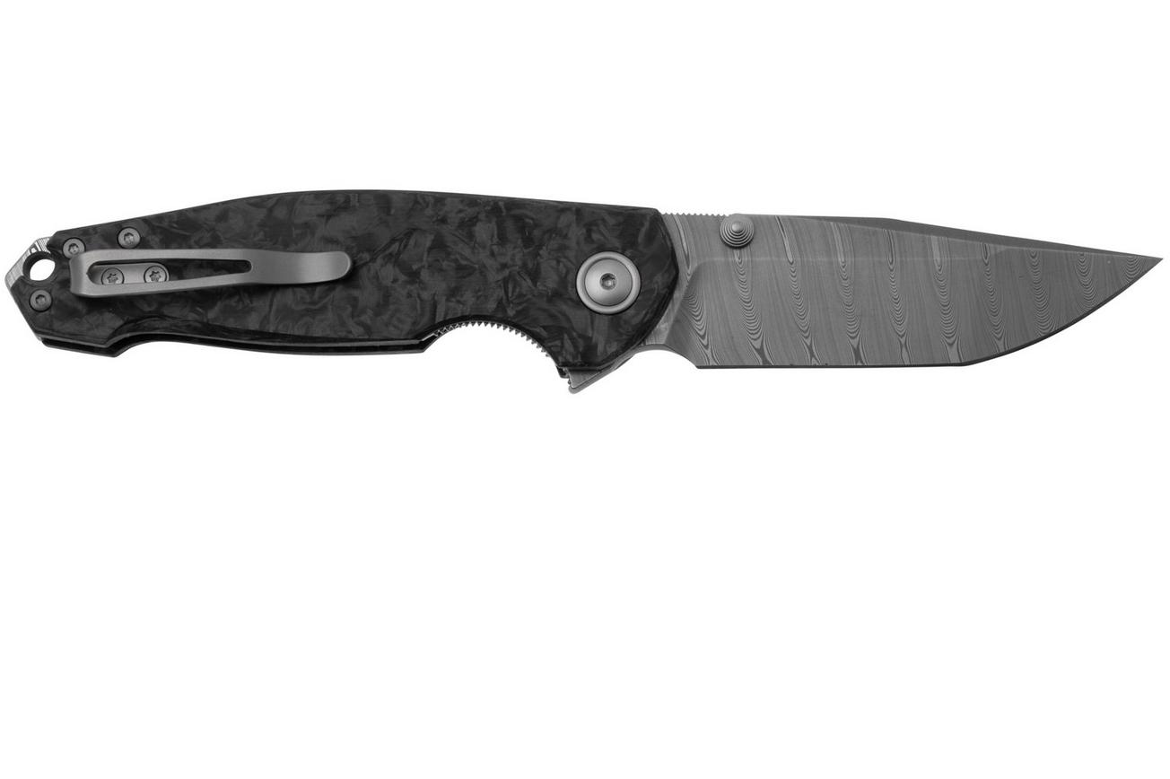 Viper Katla VA5980FCM, SSCT Damascus, Dark Matter Black Marbeled Carbon Fiber, Limited Edition, zakmes, Jesper Voxnaes design