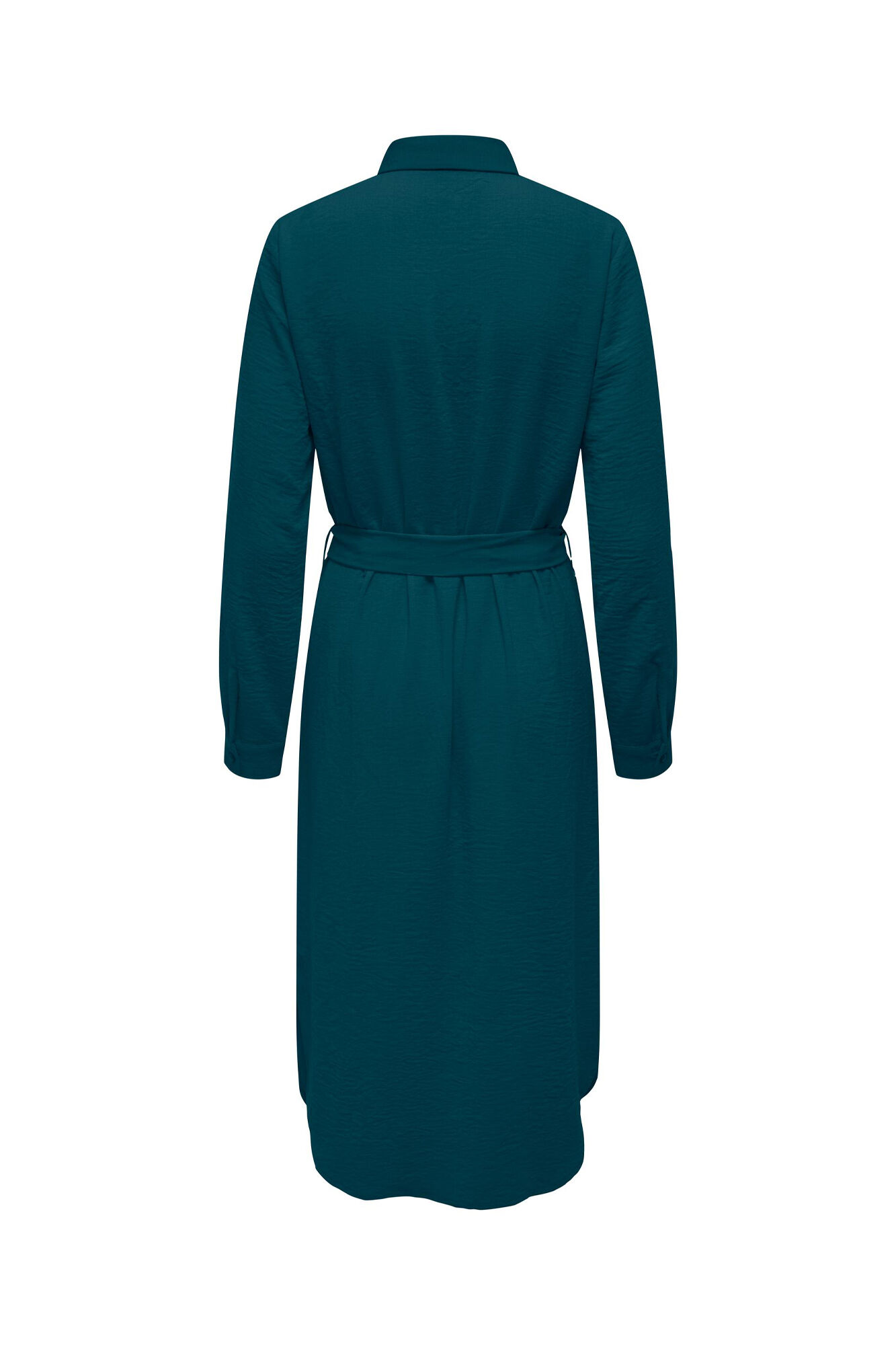 Vestido midi estilo camisa
