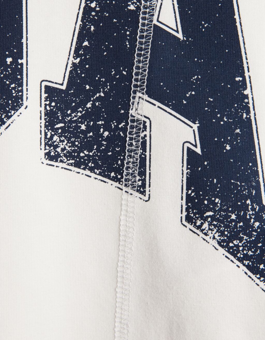 Camiseta de manga comprida estampada