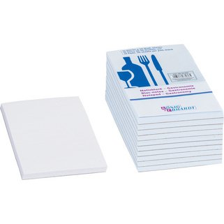 Bloc pour serveur Konig & EBHARD , 75 x 140 mm, 50 feuilles unies