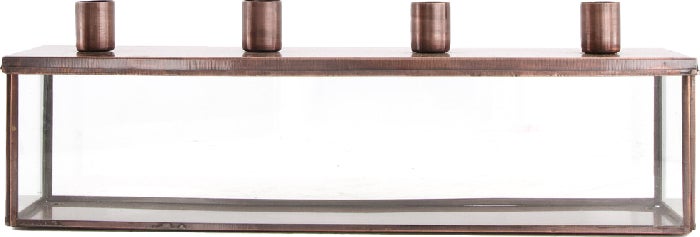 Dijk Natural Collections kandelaar koper 36 x 9 x 11,5 cm