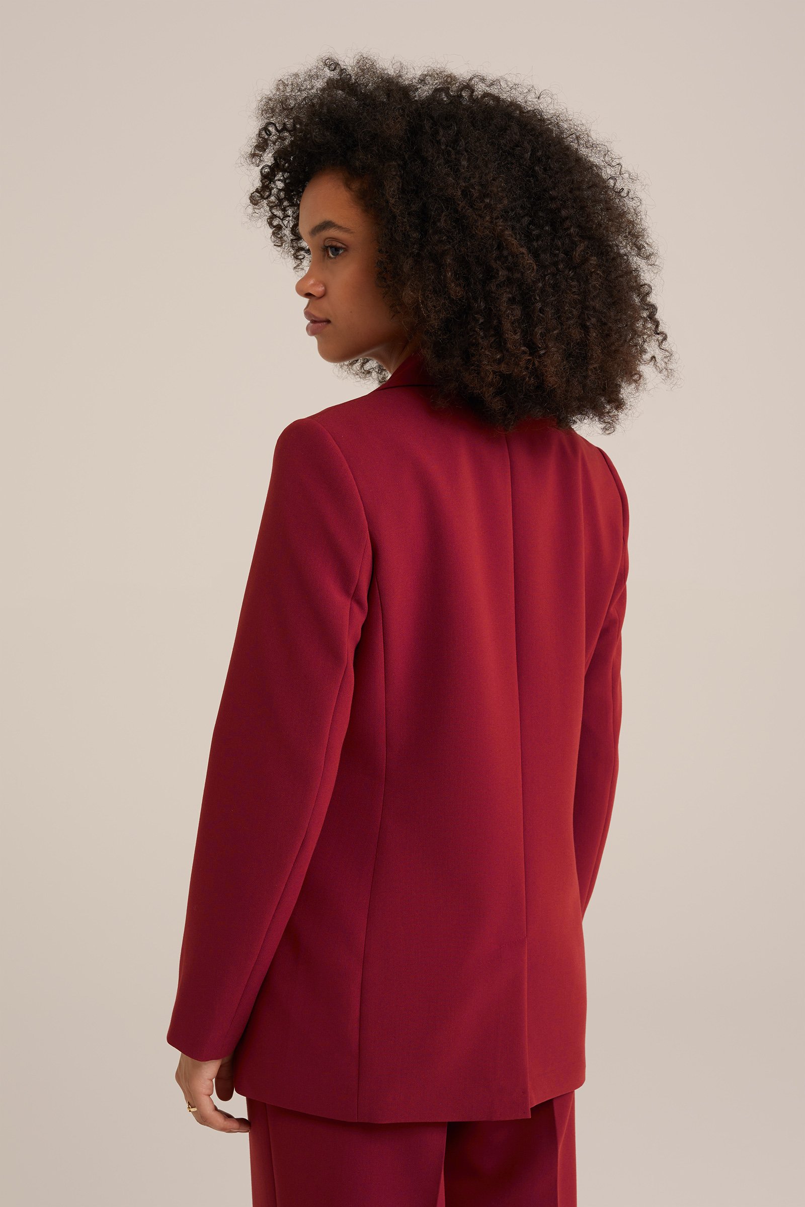 regular fit blazer WE Fashion Vuurrood