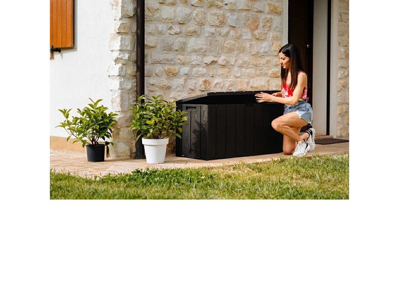 Toomax Gartenbox 270 l Dunkelanthrazit Multifunktionale Kissenbox