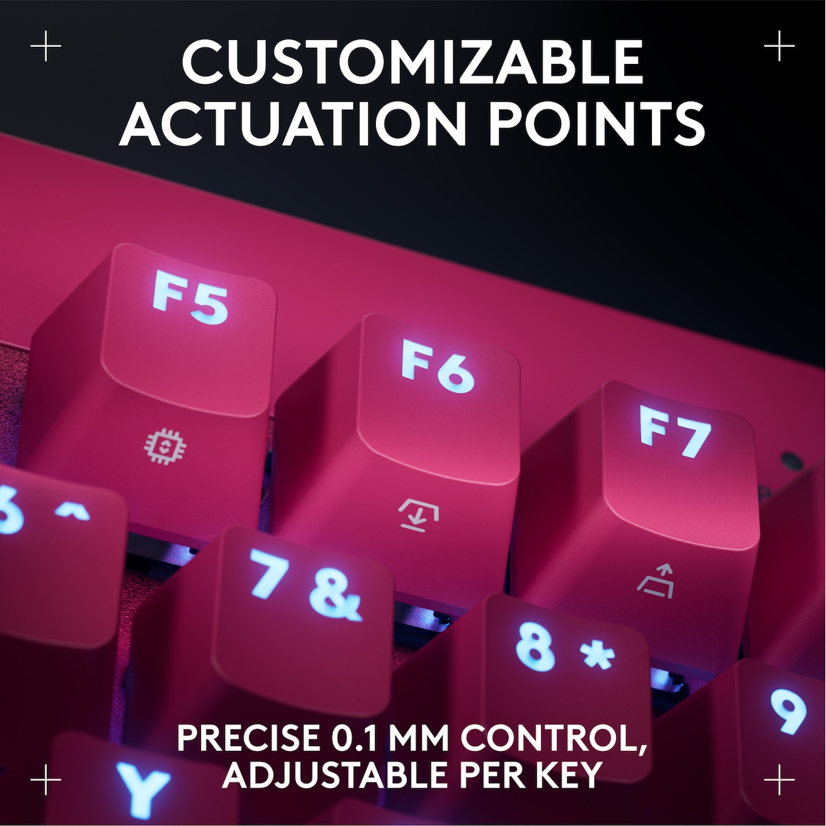 Logitech G - Pro X TKL Rapid Trigger gamingtastatur (magenta)