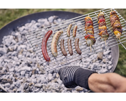 Grillrooster 58 x 30 x 43 cm roestvrij staal
