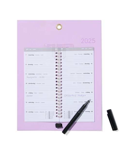 calendrier hebdomadaire kraft