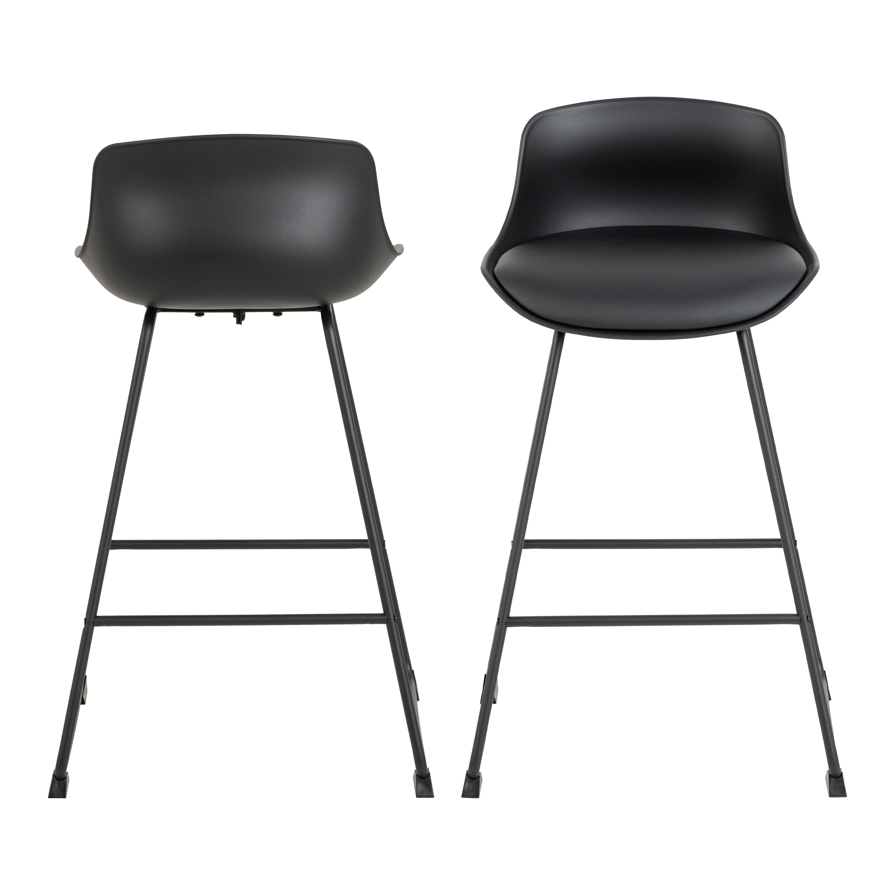 by fonQ basic Bele Barkruk Zwart - H 84 cm