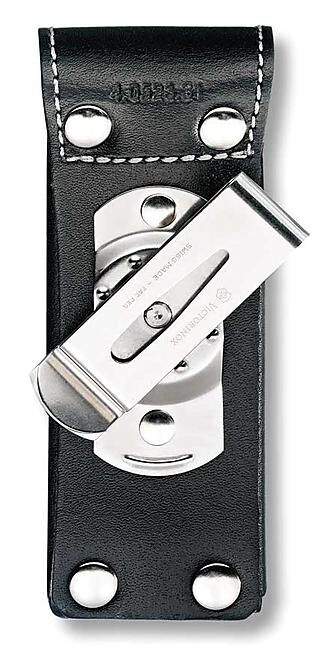 VICTORINOX - ETUI CUIR AVEC CLIP PIVOTANT