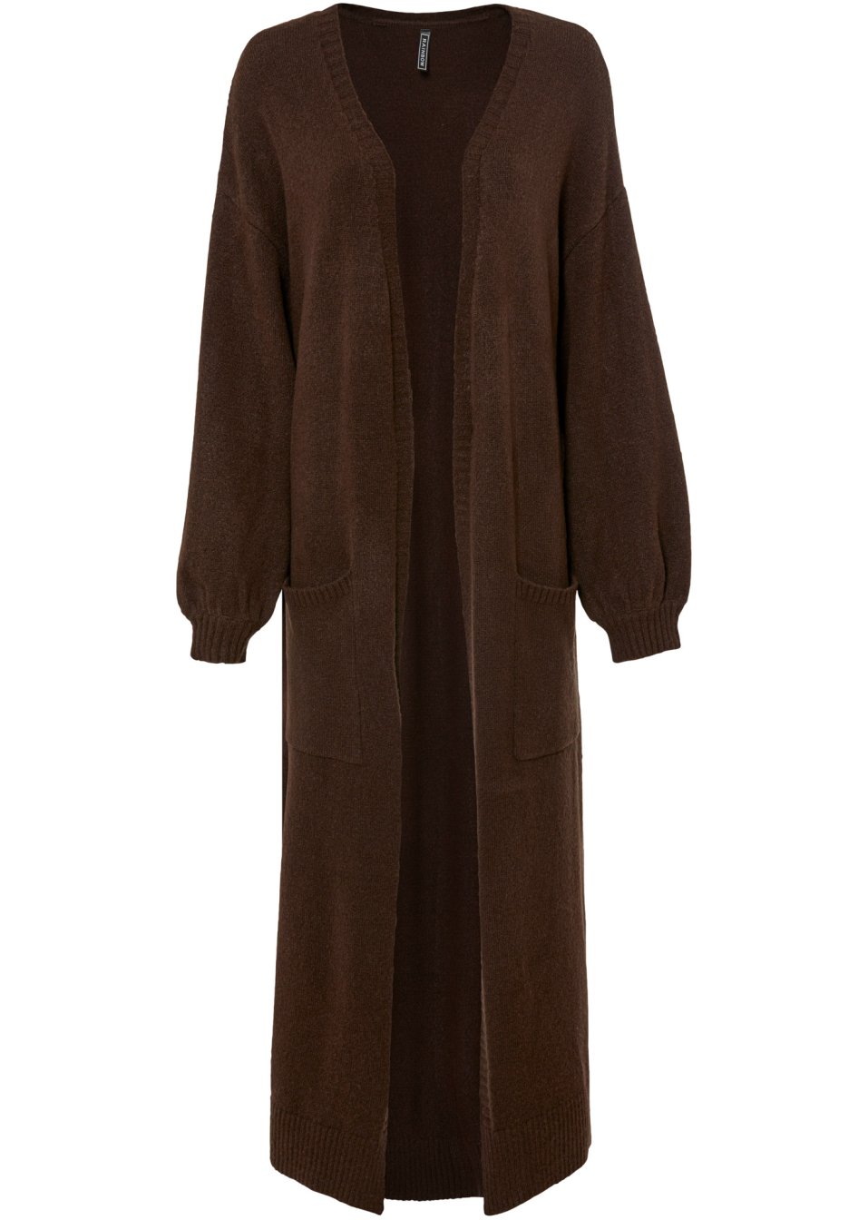 Gilet en maille oversize longueur midi