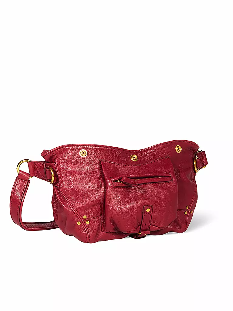 JEROME DREYFUSS Ledertasche - Gürteltasche BILLY BANANE rot
