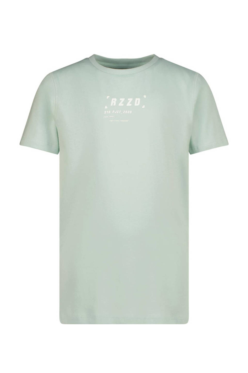Raizzed T-shirt Huck met logo zacht pistachegroen
