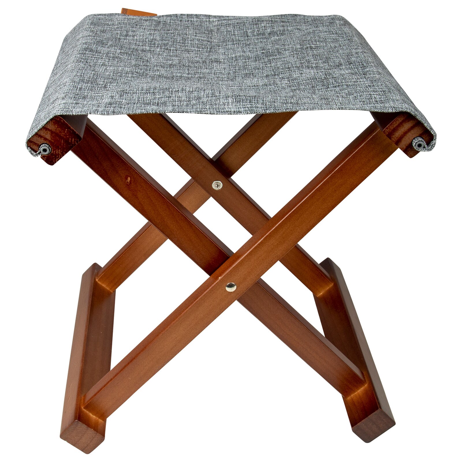 BO-CAMP Klapphocker Brentford Retro Campinghocker Falthocker Hocker Holz 100 kg
