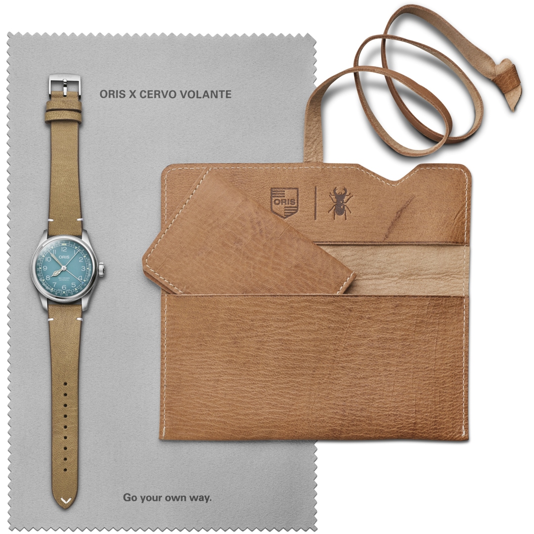 Oris Big Crown Pointer Date Cervo Volante Blau