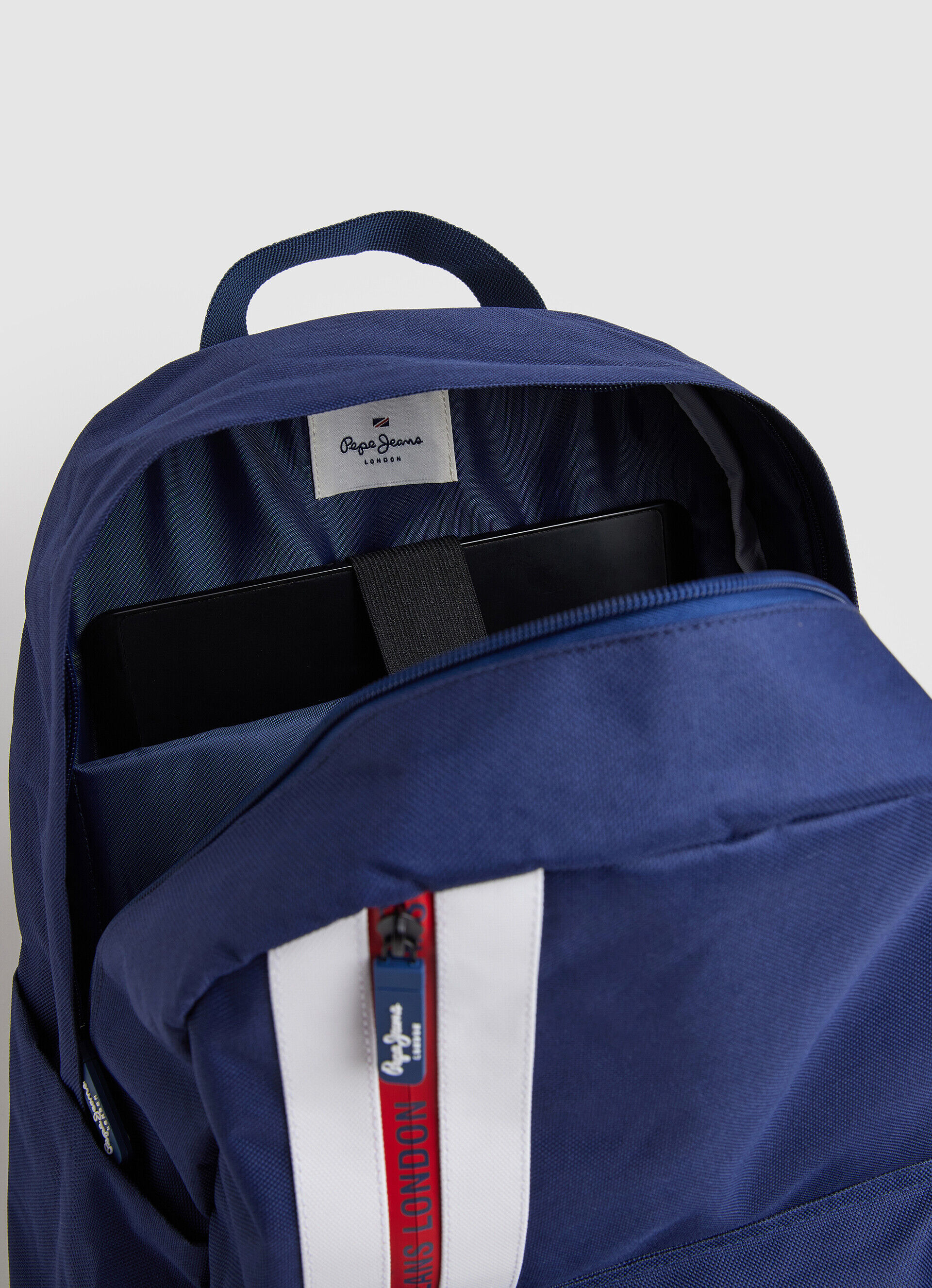 Mochila com detalhes forrados - Jarman Azul, tamanho único