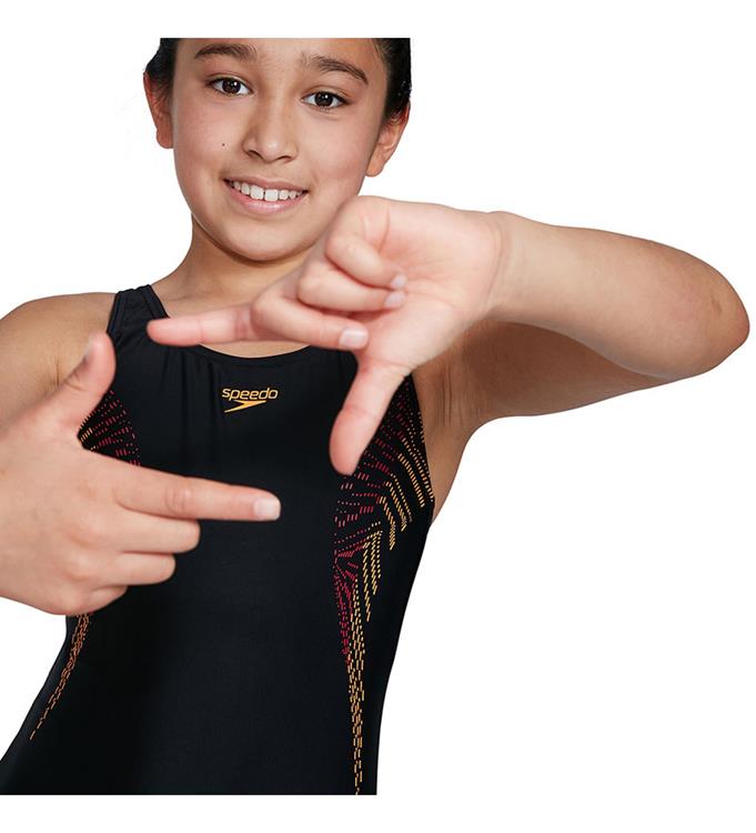 Speedo JR Plastisol Placement Muscleback Badpak
