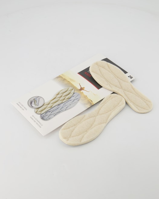 Bergal THERMO SOHLE WOLLE K Schuhspanner in Weiß