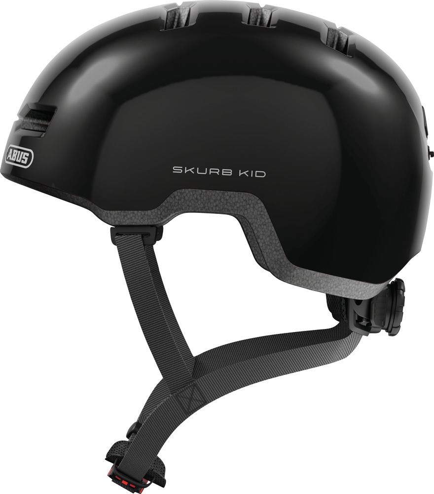 ABUS Skurb Kid cykelhjelm Shiny Black