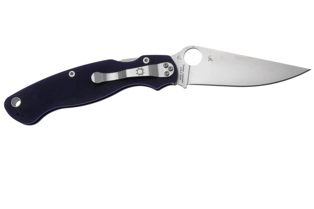Spyderco Military 2 S110V C36GPDBL2 Dark Blue G10, zakmes