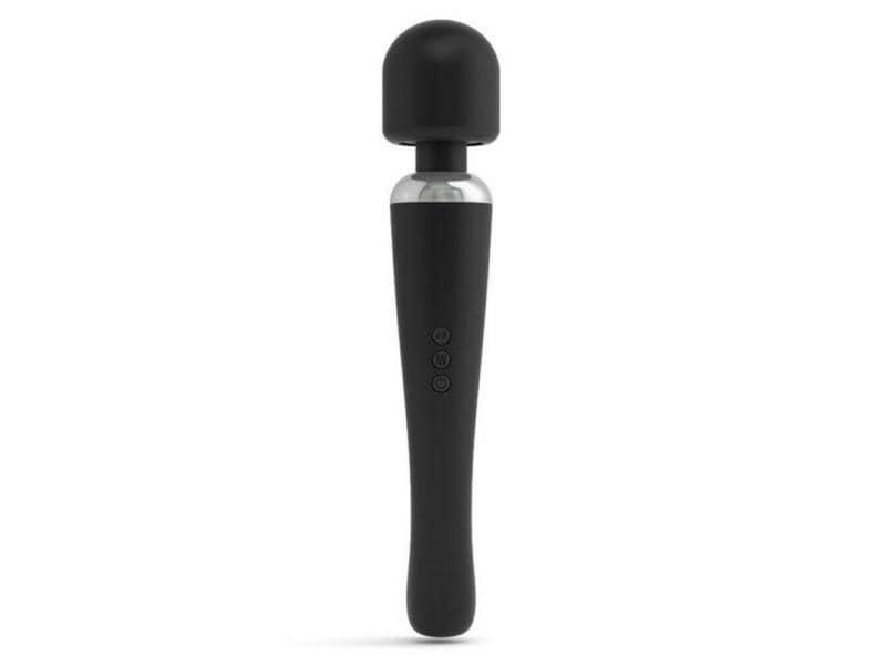 Marc Dorcel Stabvibrator MegaWand schwarz 29 cm Eleganter Stabpulsator für intensive Höhepunte